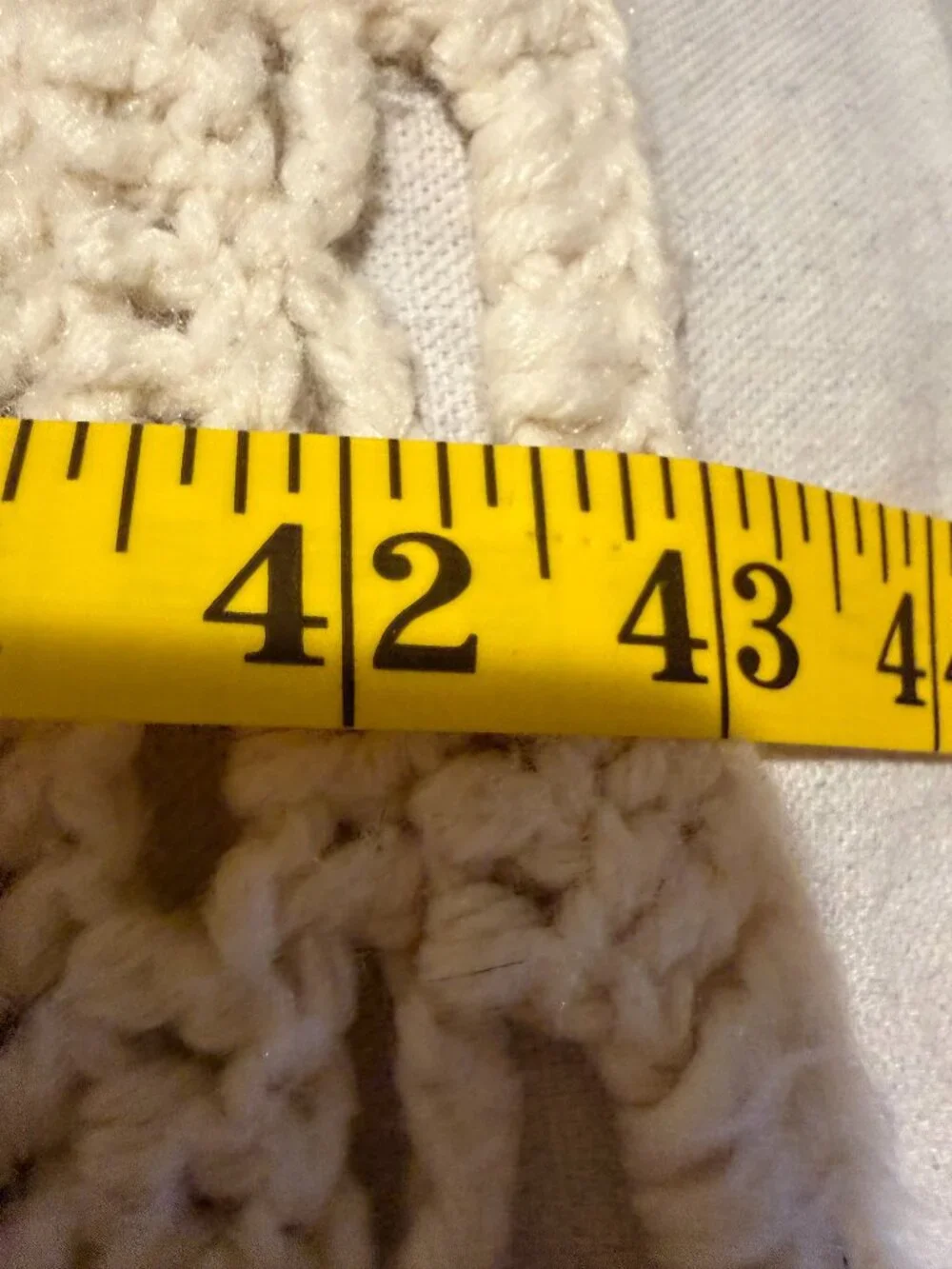 Vintage Granny square TAN and Cream Color crochet Afghan